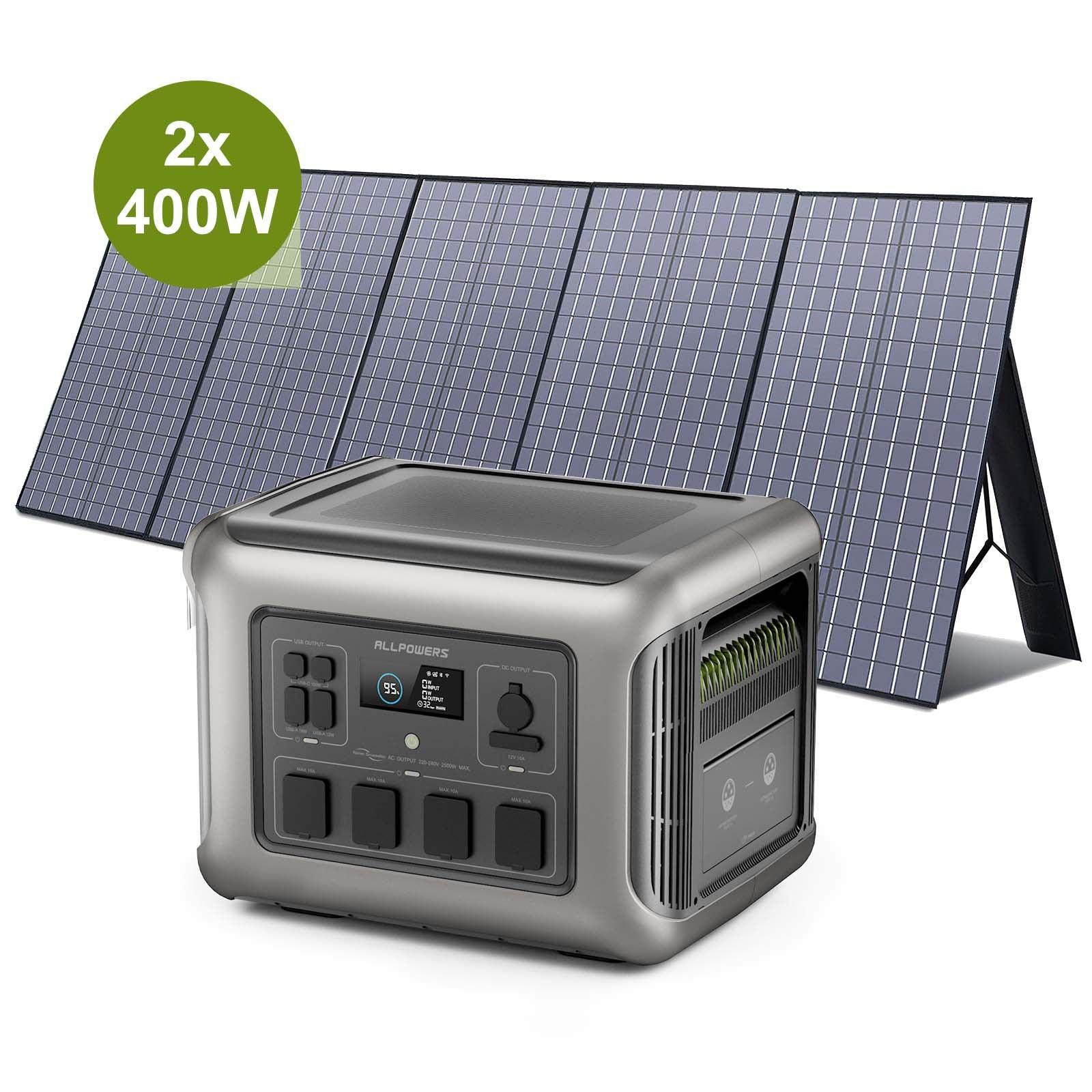 ALLPOWERS R2500 + 400W Solar Panel