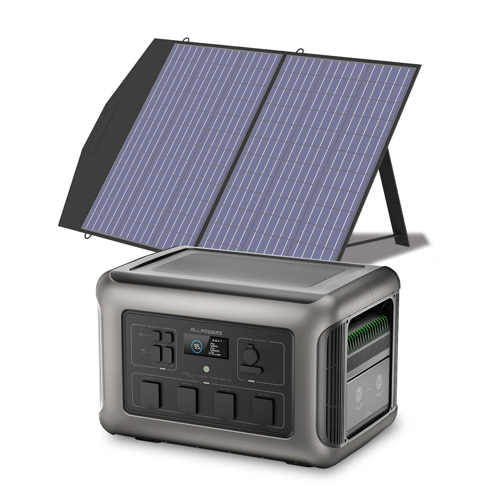 ALLPOWERS R3500 + 100W Solar Panel