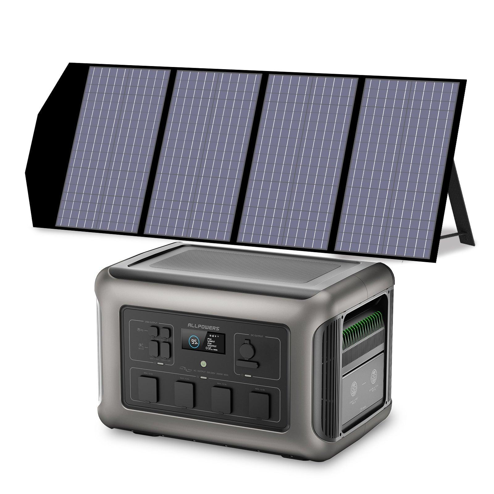 ALLPOWERS R3500 + 140W Solar Panel SP029
