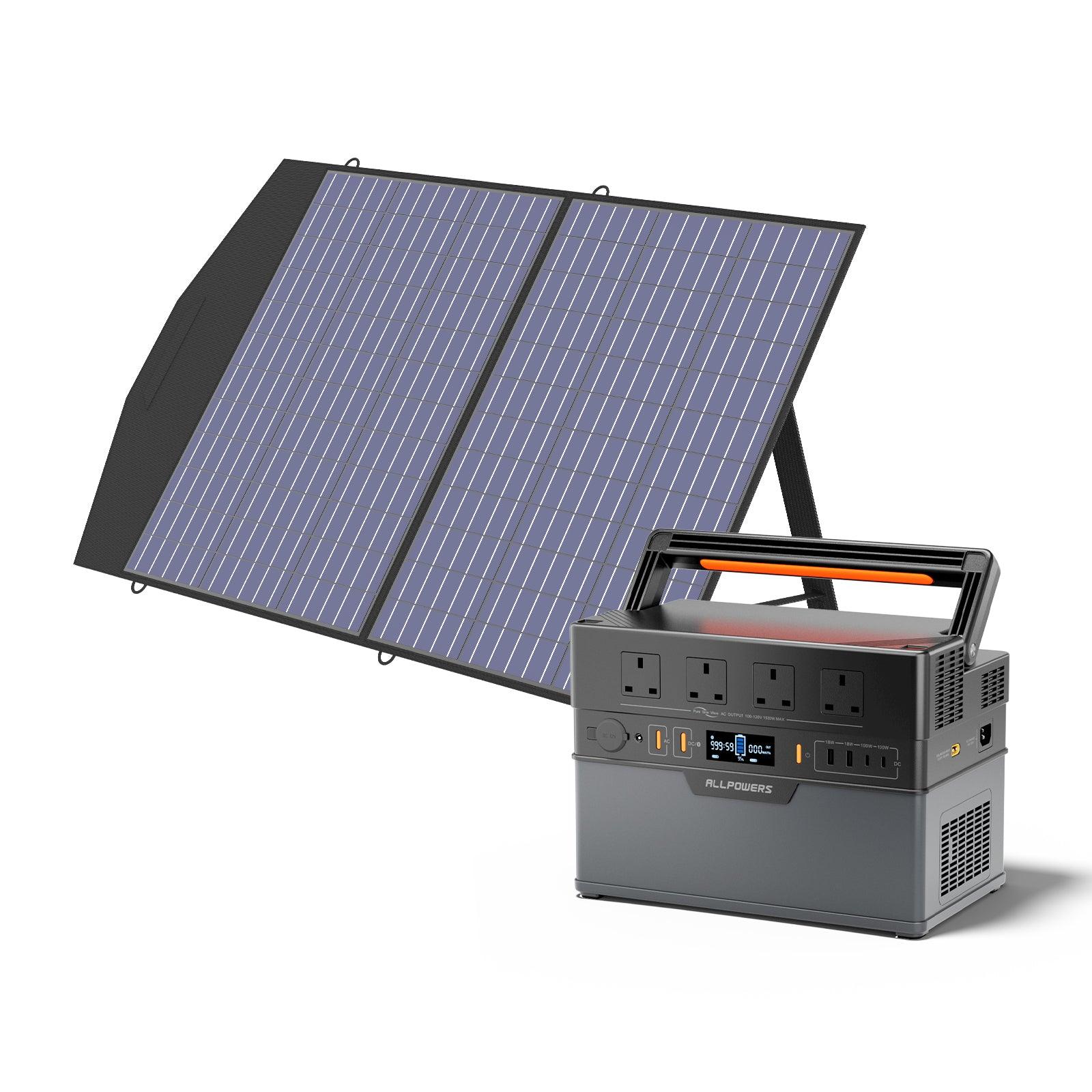 ALLPOWERS S1500 Plus + 100W Solar Panel