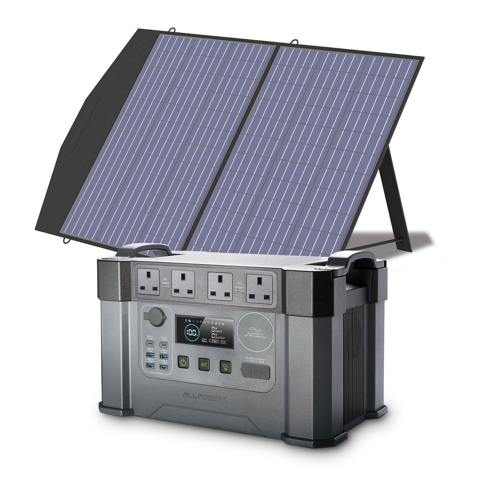 ALLPOWERS S2000 Pro + 100W Solar Panel