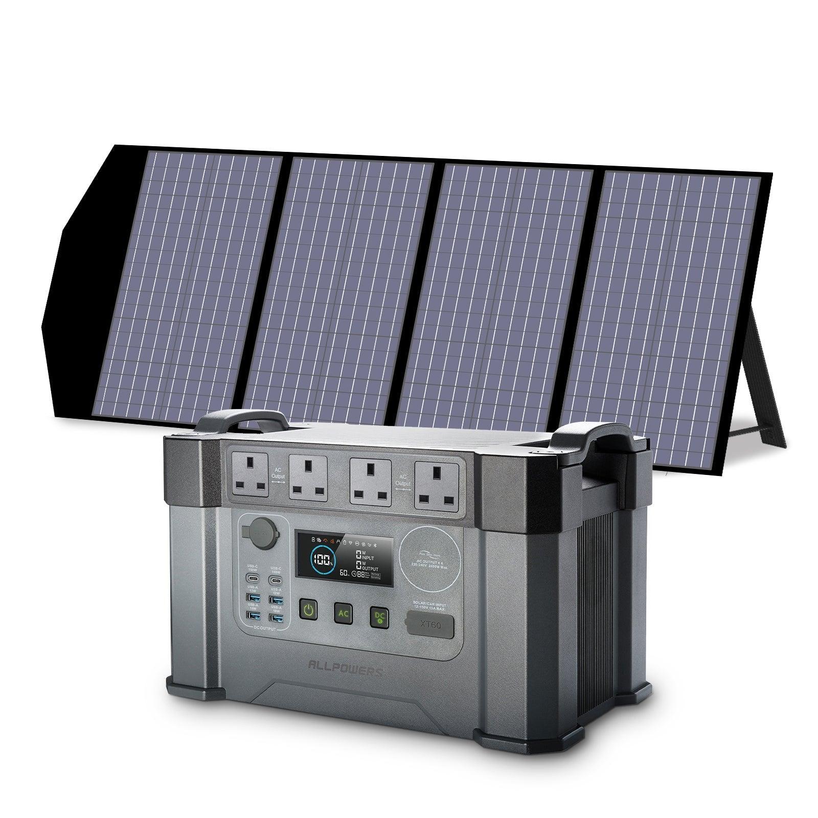 ALLPOWERS S2000 Pro + 140W Solar Panel SP029