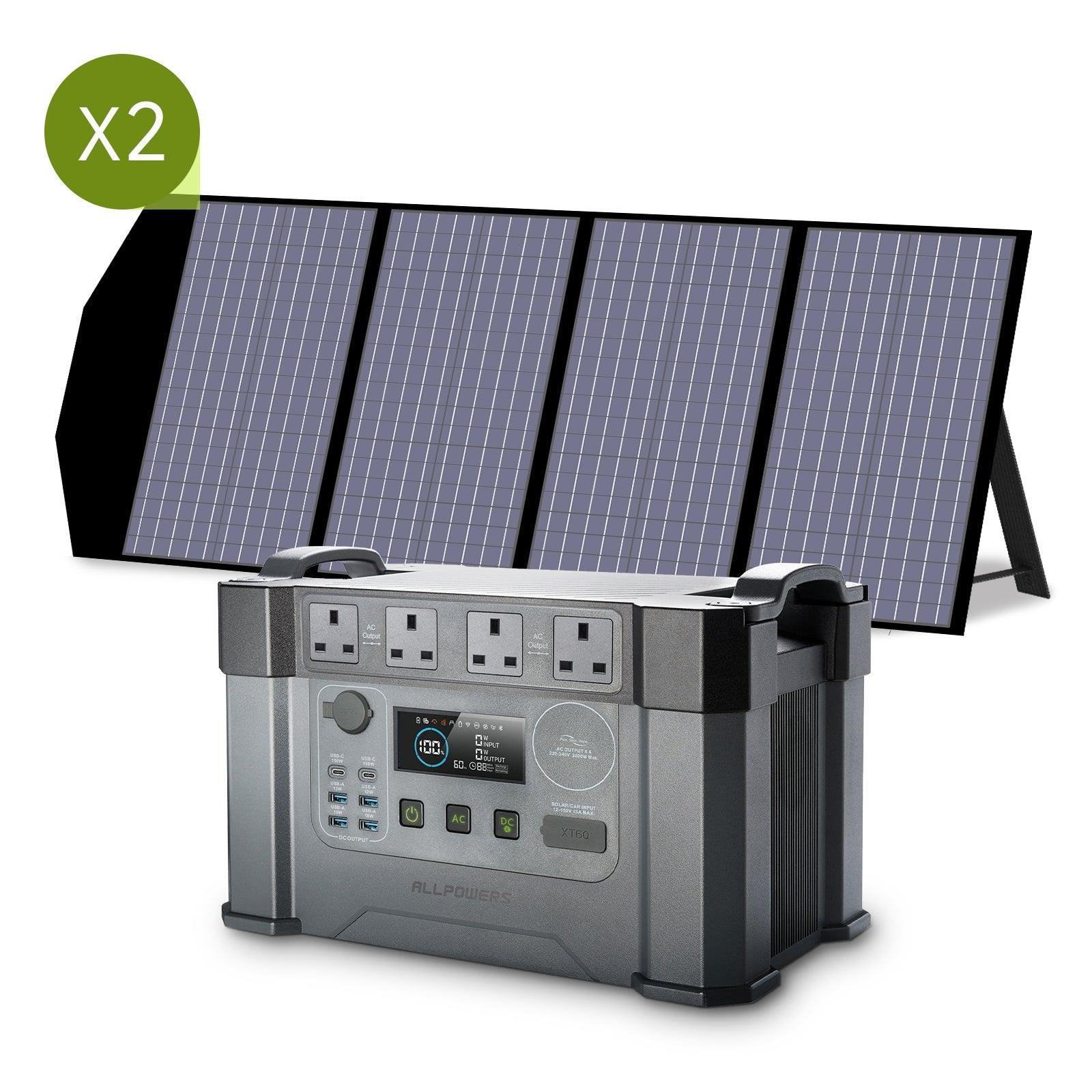 ALLPOWERS S2000 Pro + 140W Solar Panel SP029