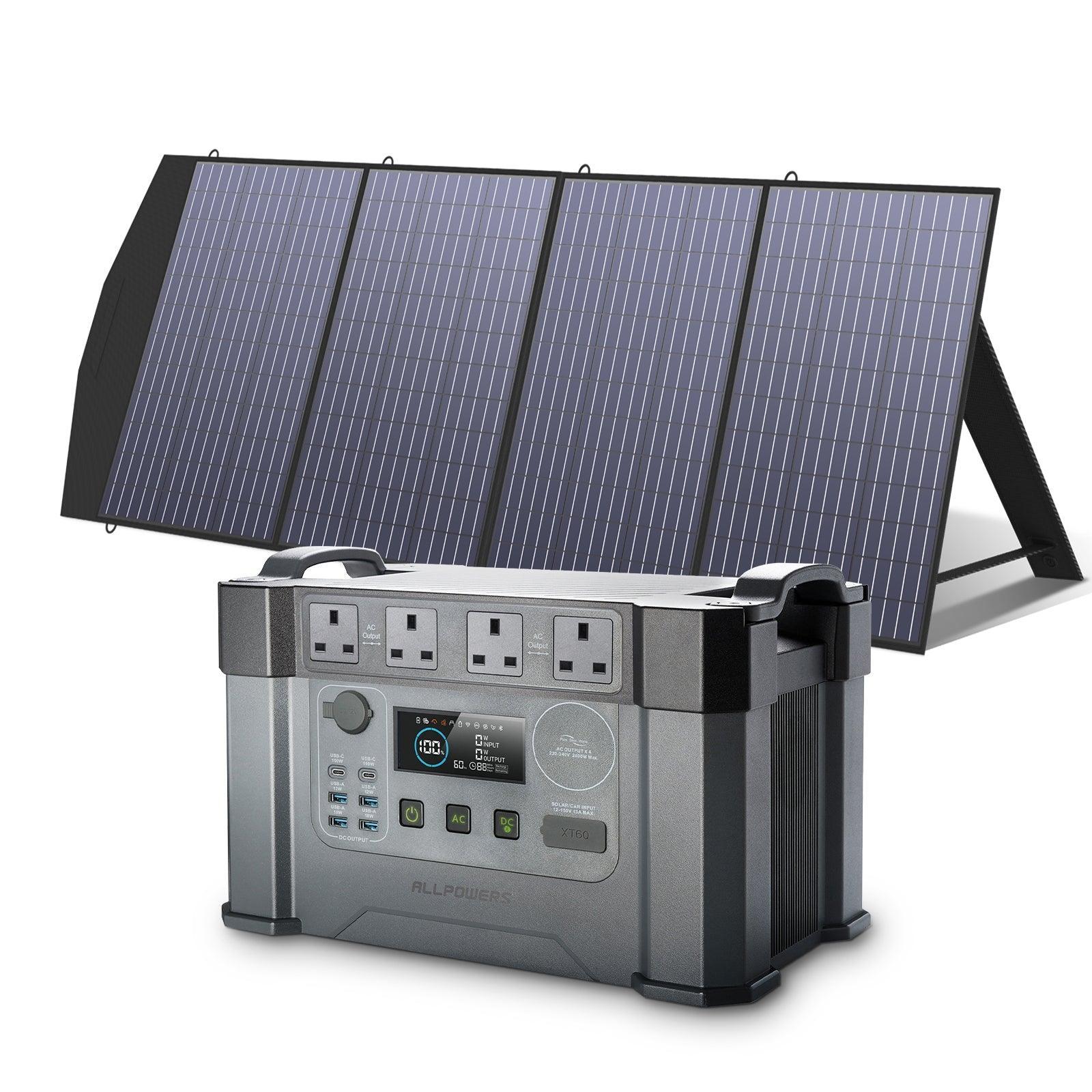 ALLPOWERS S2000 Pro + 200W Solar Panel