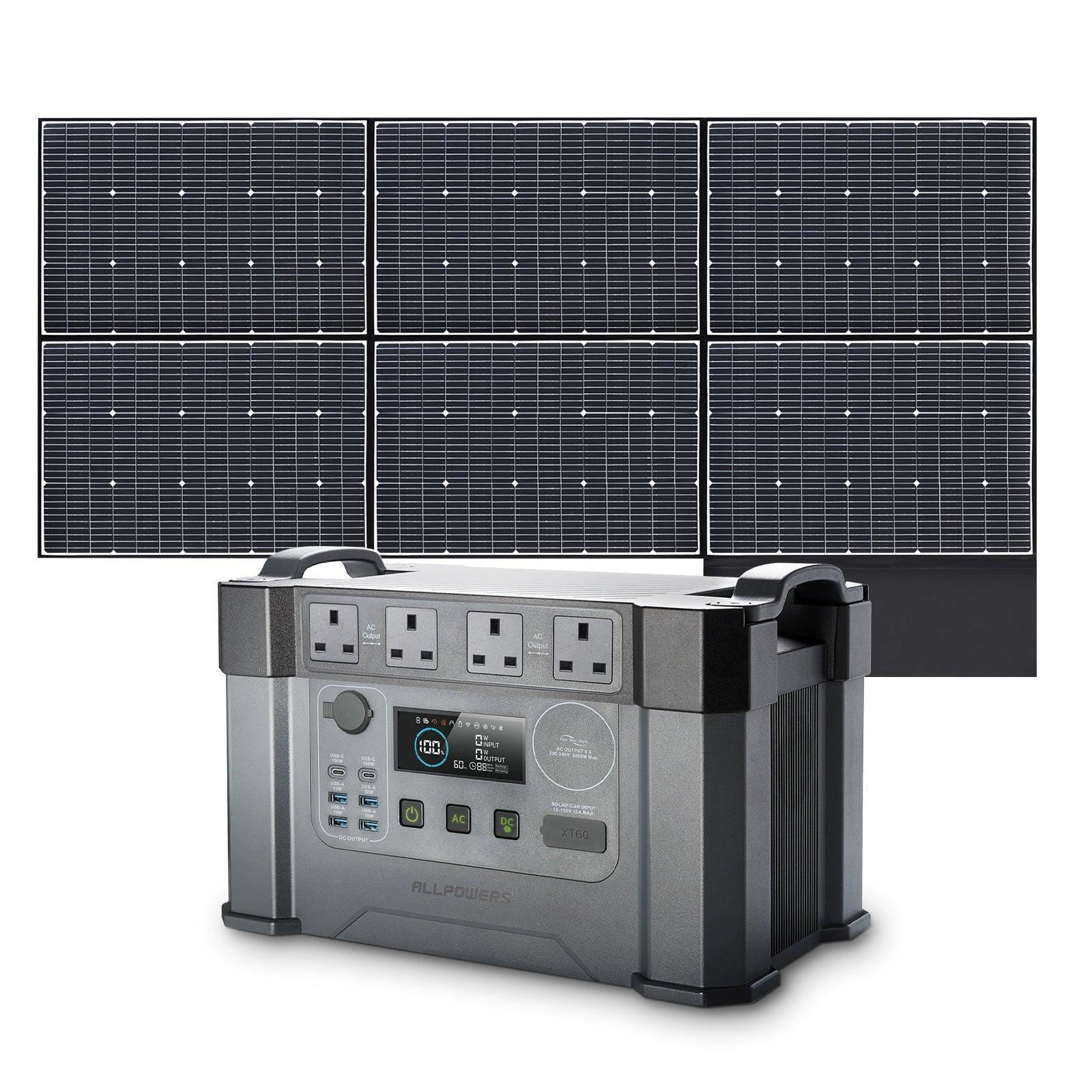 ALLPOWERS S2000 Pro + 600W Solar Panel SP039