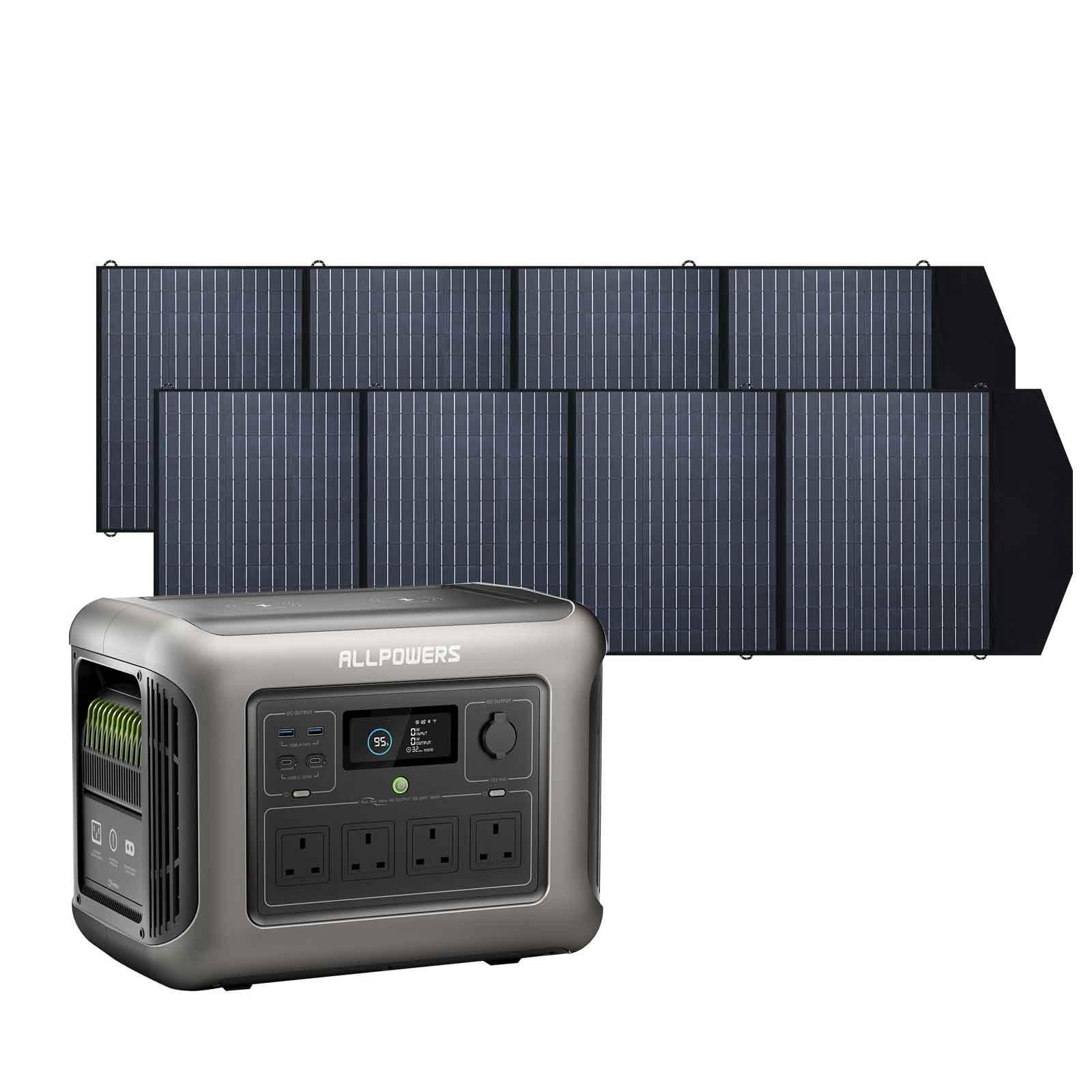 ALLPOWERS R1500 + 200W Solar Panel