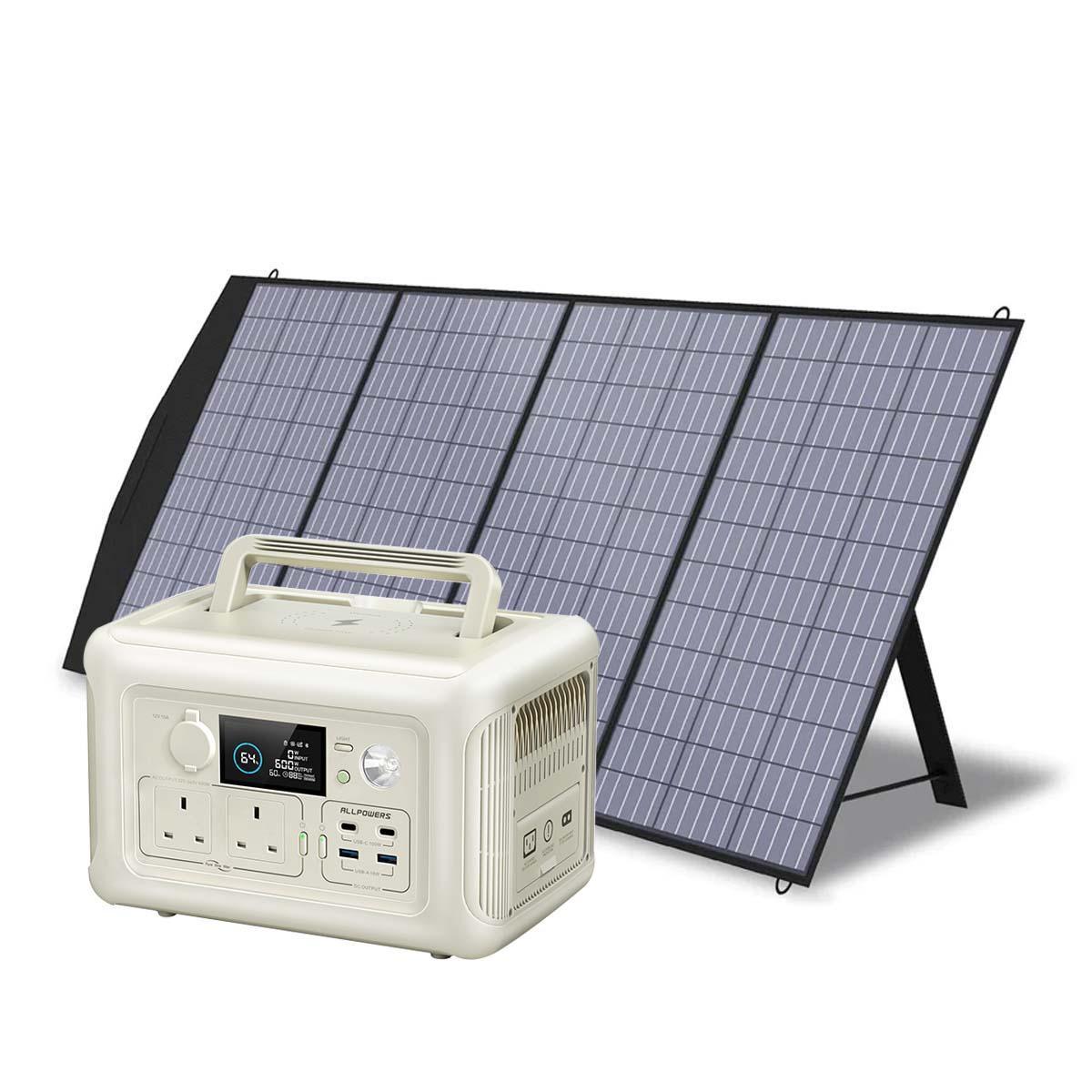 ALLPOWERS R600 + 200W Solar Panel