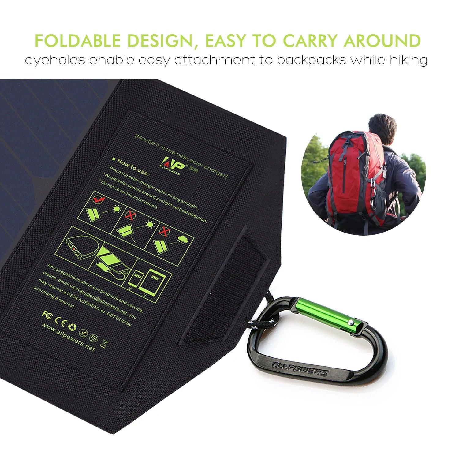 ALLPOWERS 5V 10W Solar Charger