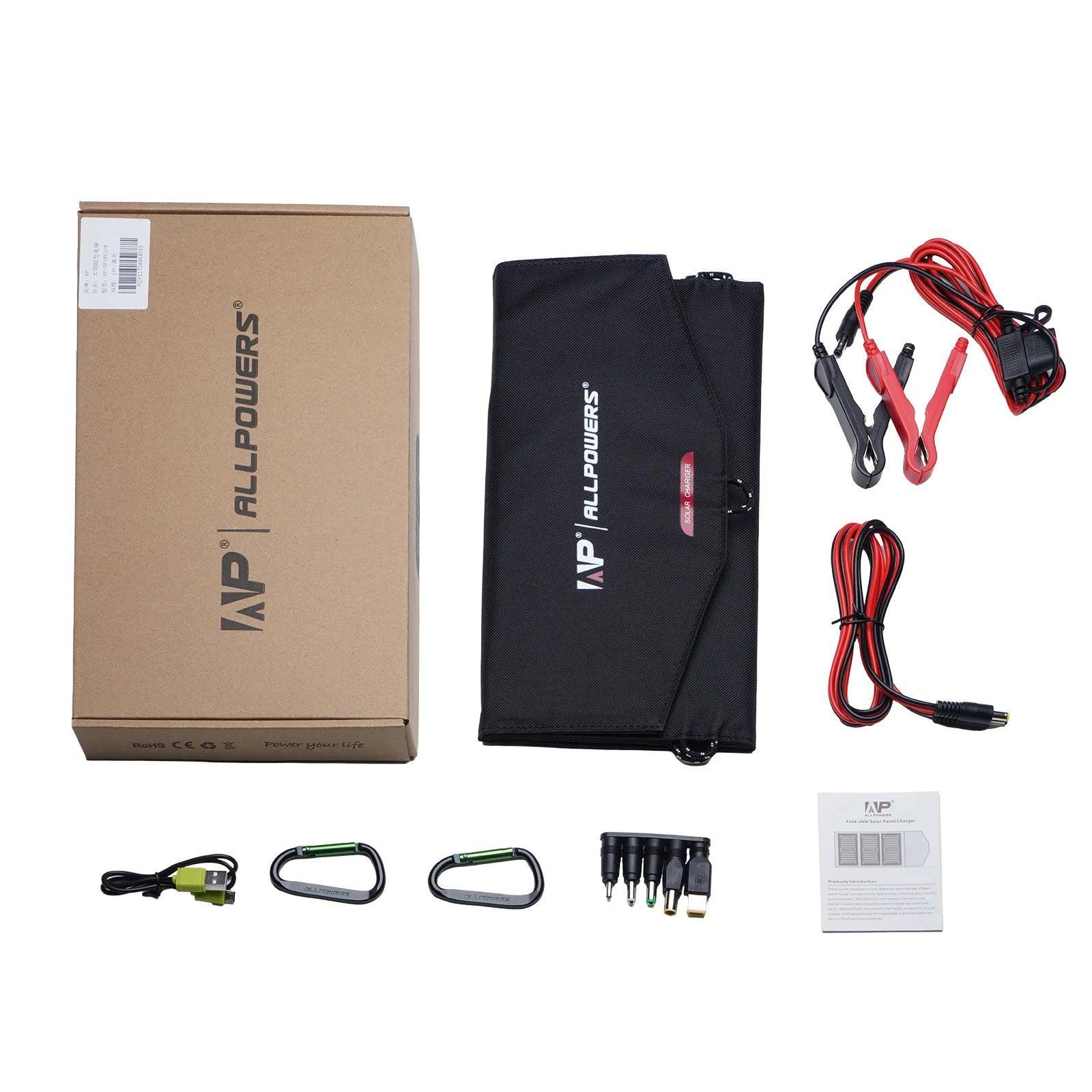 ALLPOWERS 18V 21W Portable Solar Panel