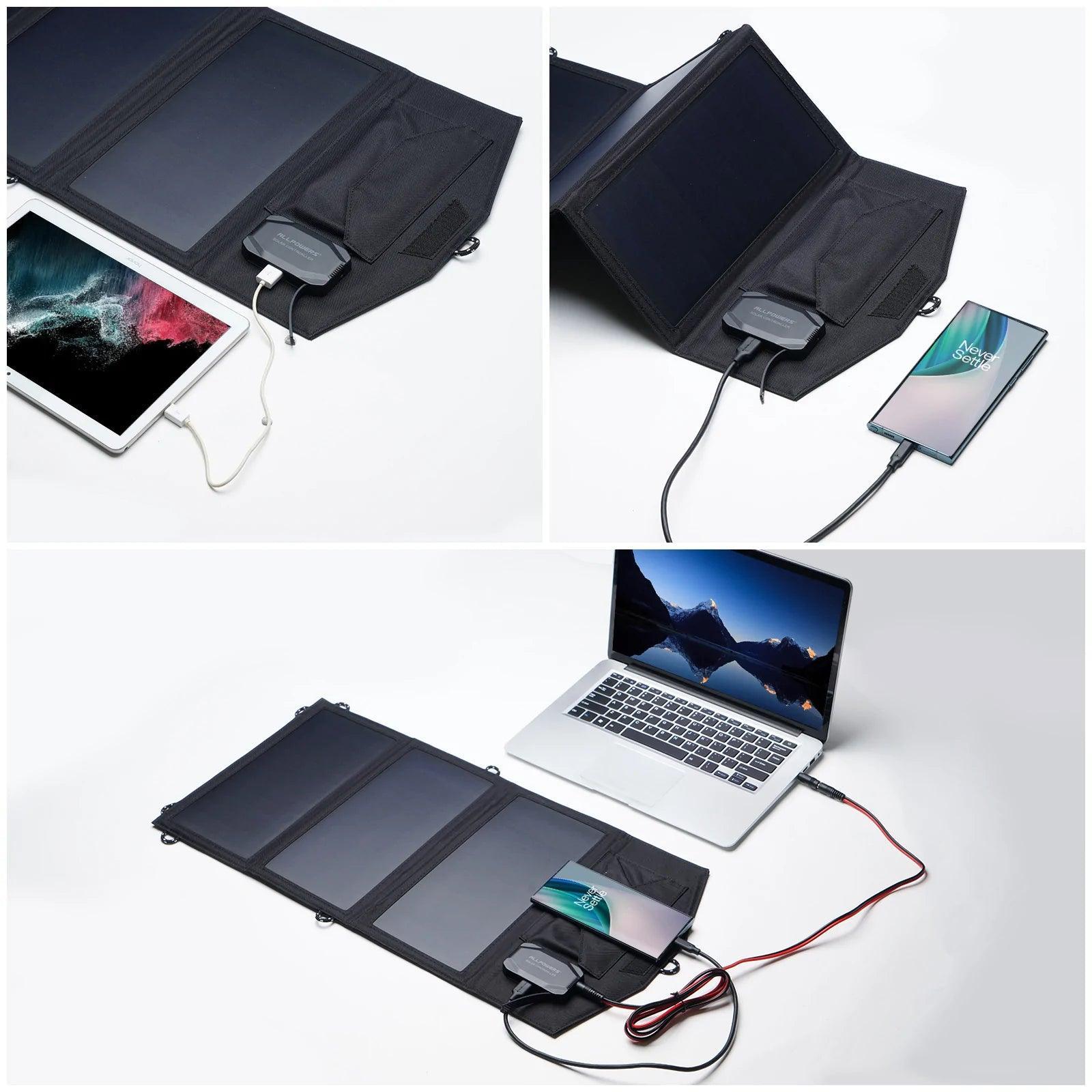 ALLPOWERS 18V 21W Portable Solar Panel