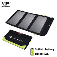 ALLPOWERS 5V 21W Solar Panel Built-in 10000mAh Battery
