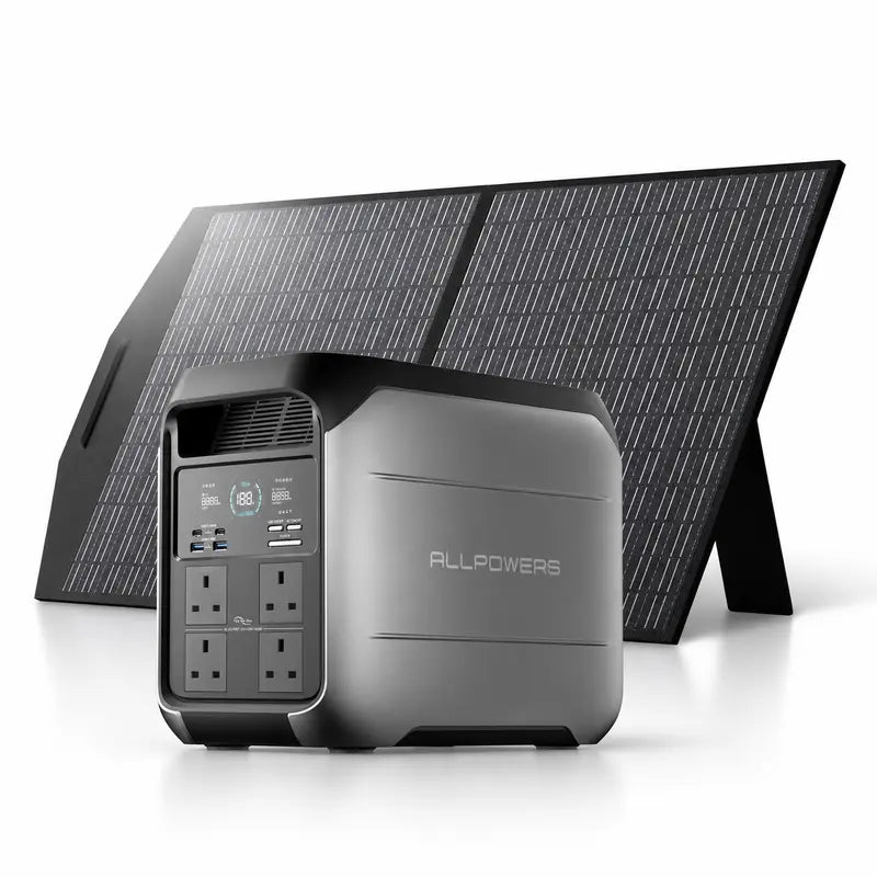 ALLPOWERS 1800W Solar Generator P1800 1024Wh with 100W Solar Panel
