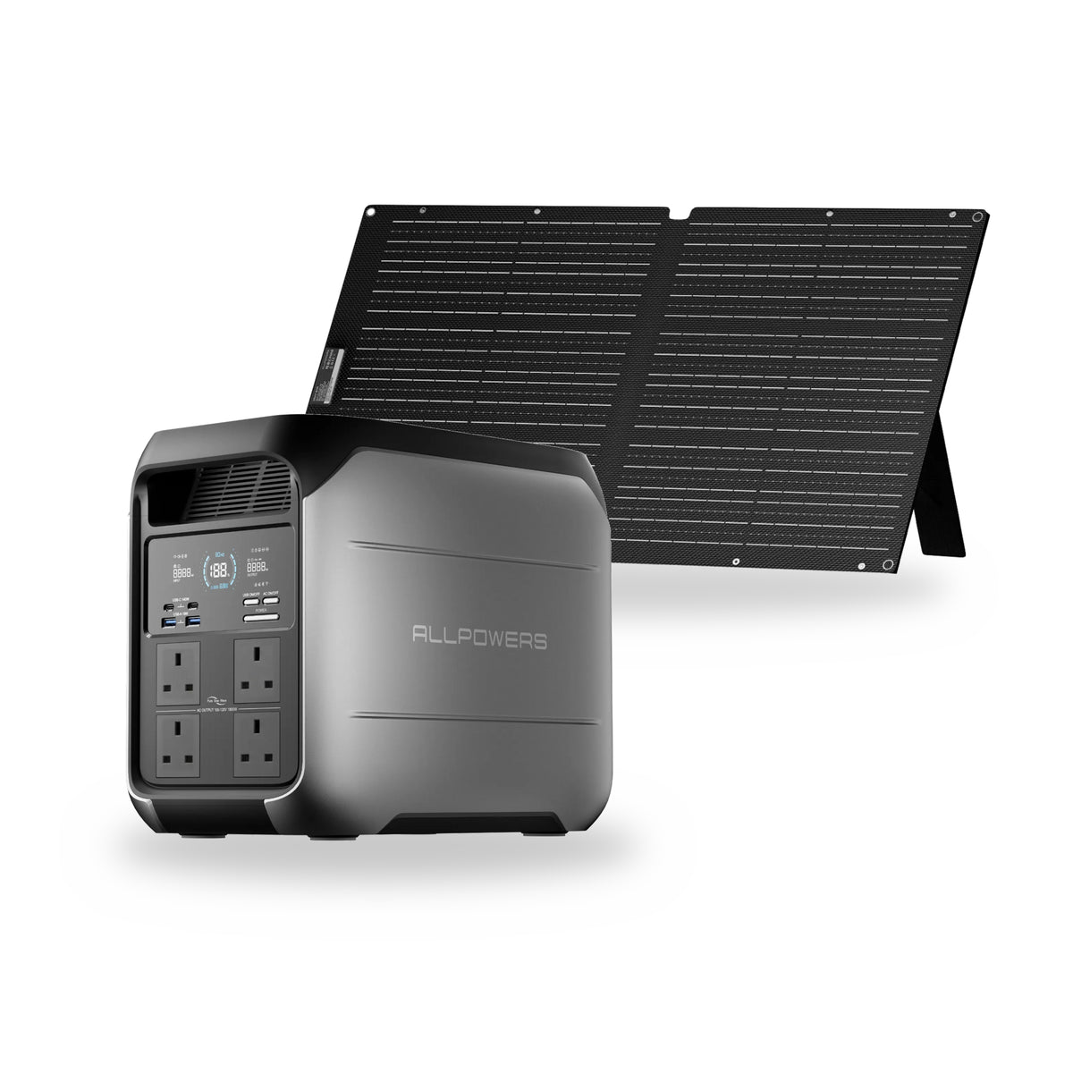 ALLPOWERS 1800W Solar Generator P1800 1024Wh with 100W Solar Panel