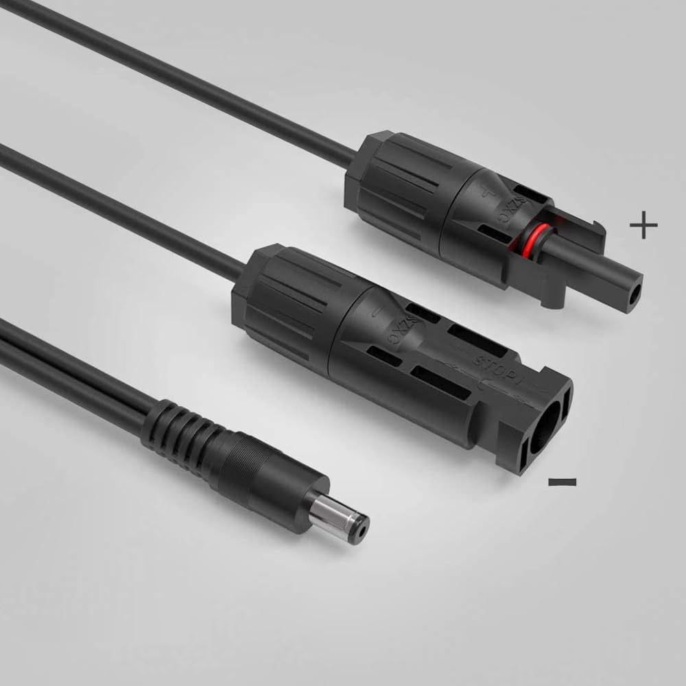 ALLPOWERS Solar PV Extension Cable With DC5521 Connector 1.5M 16AWG