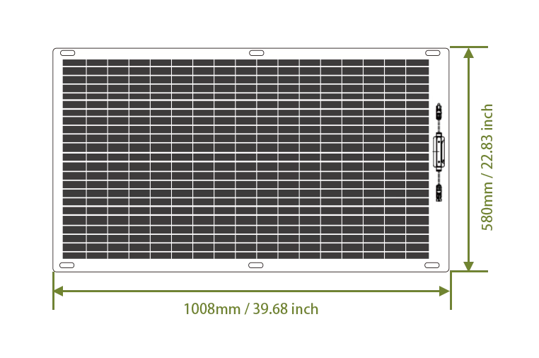 ALLPOWERS 100W Flexible Monocrystalline Solar Panel SF100 – ALLPOWERS UK