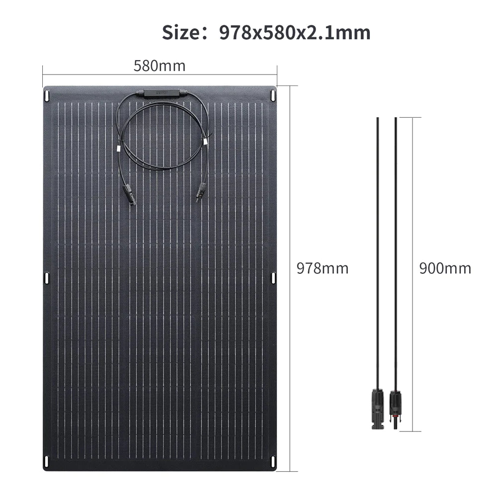 ALLPOWERS Solar Generator Kit 4000W (R4000 + SF100 100W Flexible Solar Panel)