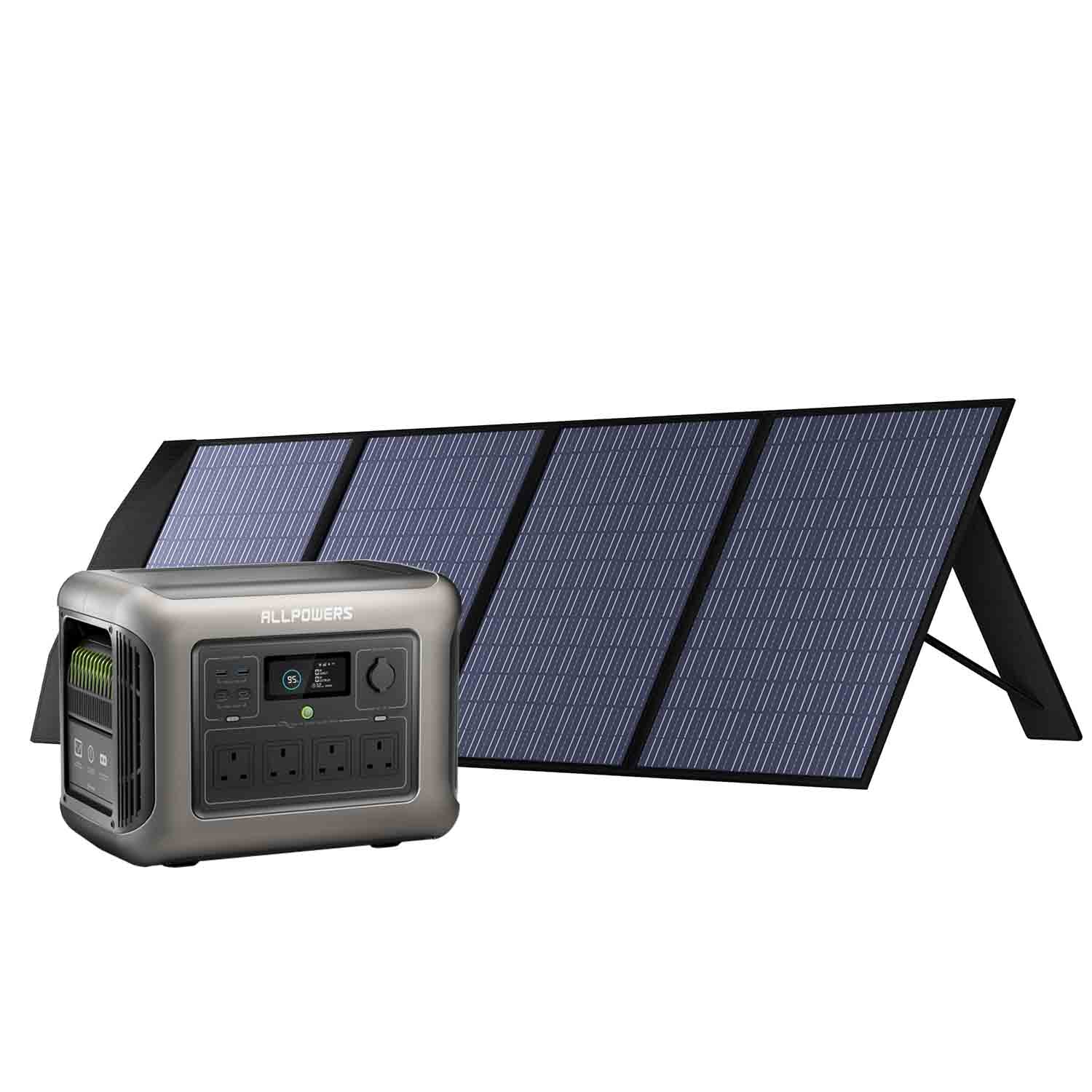 ALLPOWERS Solar Generator Kit 1600W with 200W Panel - R1500 Lite + SP033