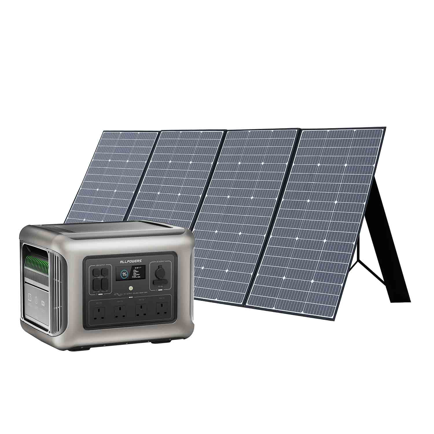 R2500 + 400W Solar Panel 2500W Solar Generator Kit