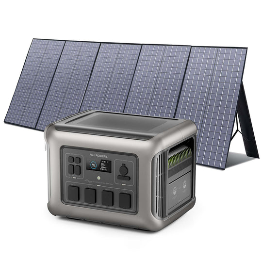 ALLPOWERS Solar Generator Kit 2500W (R2500 + SP037 400W Solar Panel)