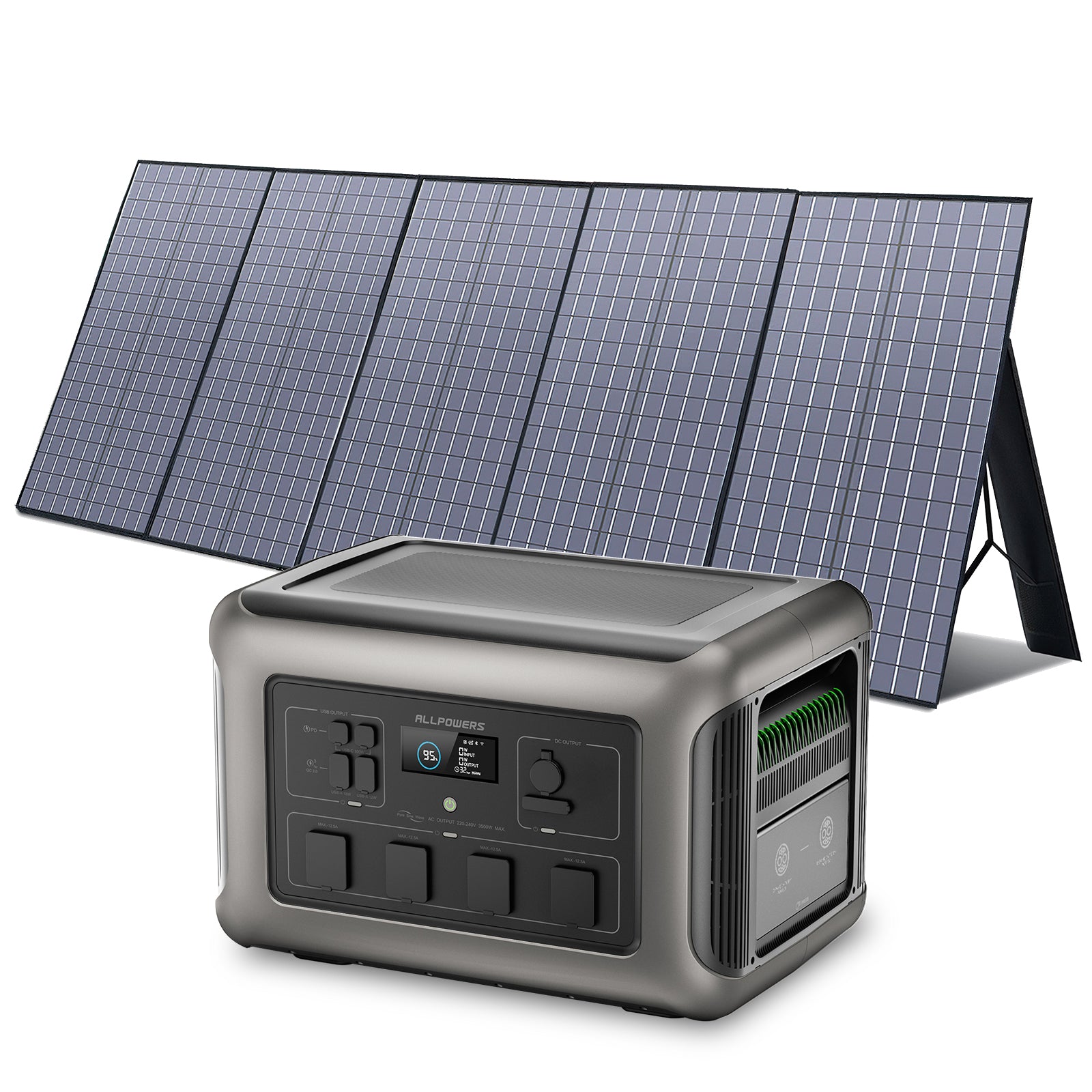 ALLPOWERS Solar Generator Kit (R3500 + SP037 400W Solar Panel)