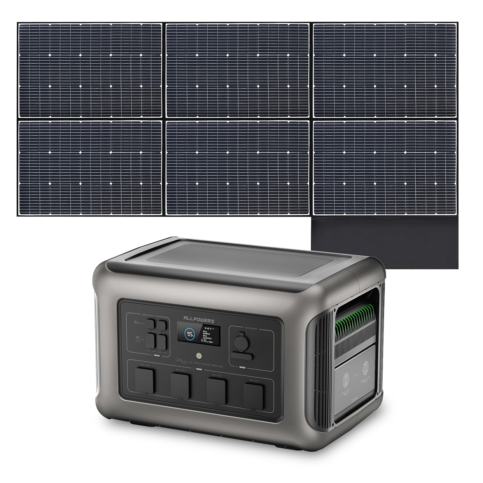 ALLPOWERS Solar Generator Kit (R3500 + SP039 600W Solar Panel)