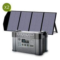 2000 Pro + 2 x SP029 140W Solar Panel