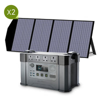 ALLPOWERS Solar Generator 2400W (S2000 Pro + SP029 140W Solar Panel)