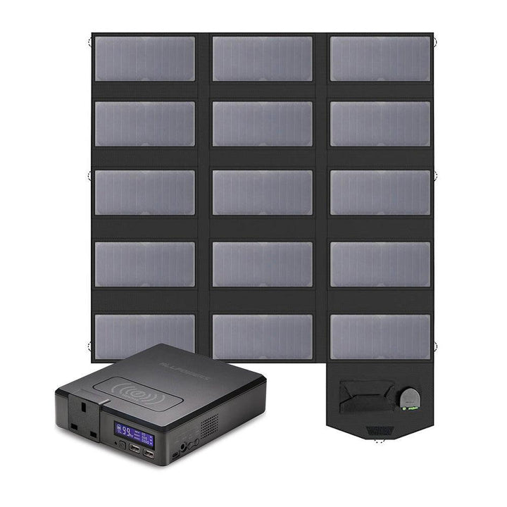 ALLPOWERS Solar Generator 200W (S200 + SP012 100W Monocrystalline Solar Panel)