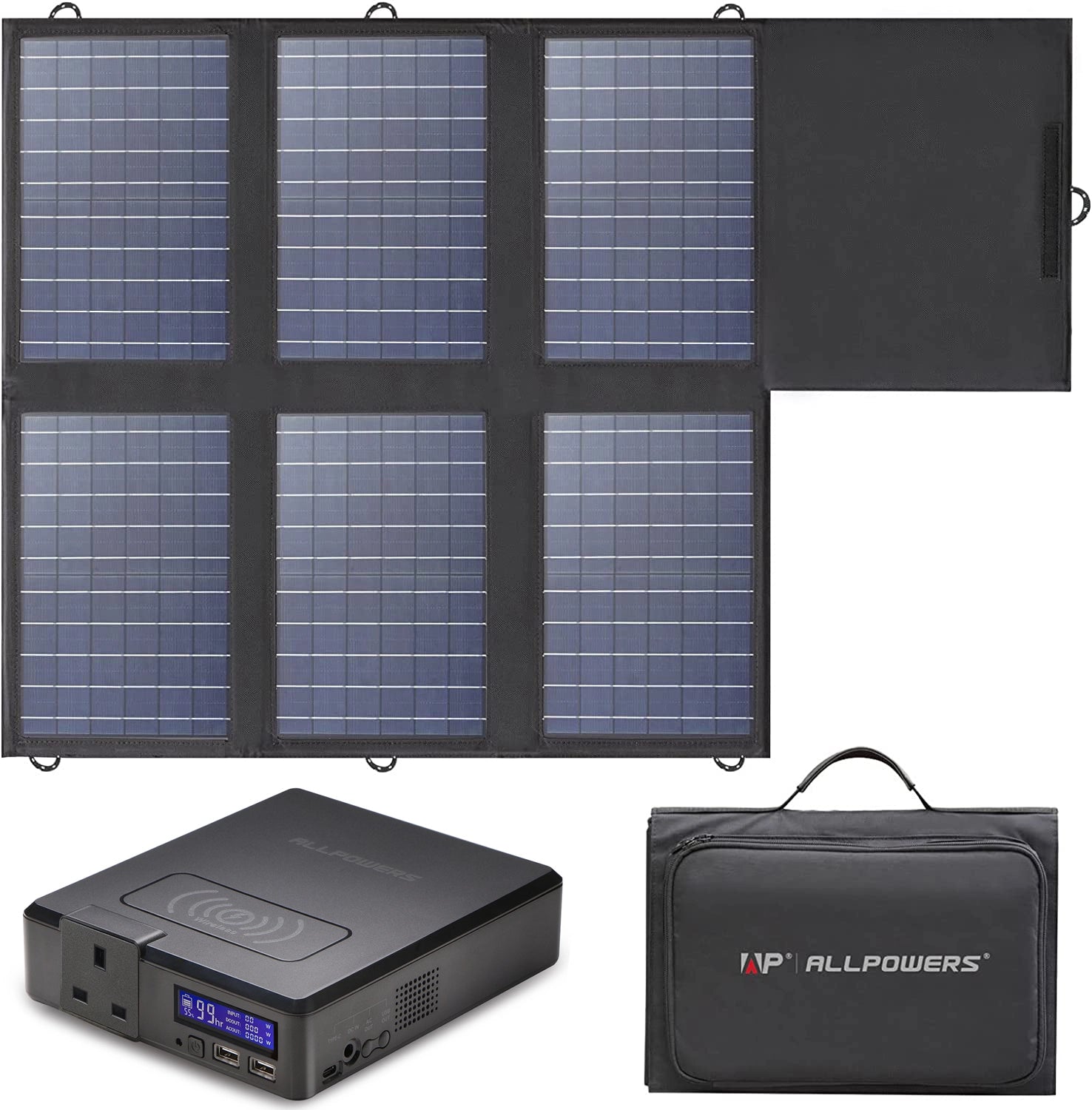 ALLPOWERS Solar Generator 200W (S200 + SP026 60W Solar Panel)