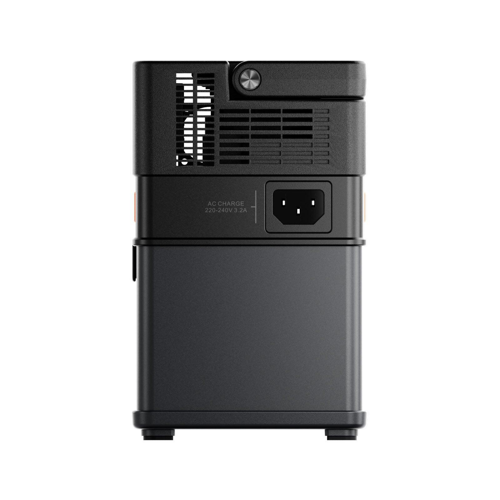 ALLPOWERS S300 Plus portable power station, black rectangular device with ventilation grills and AC power input port