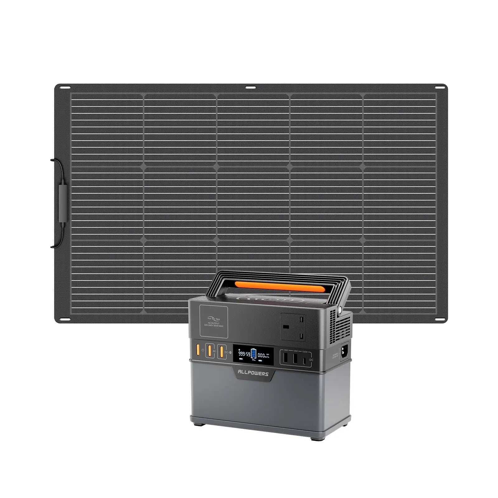 ALLPOWERS S300 Plus + 100W Solar Panel