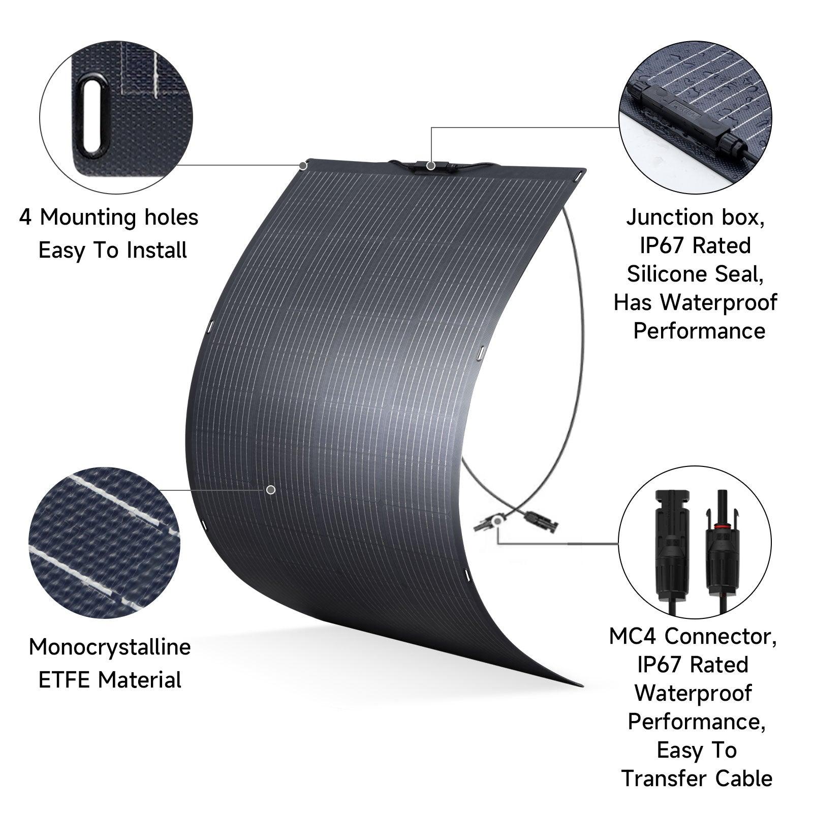 ALLPOWERS 200W Flexible Solar Panel SF200