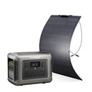 ALLPOWERS Solar Generator Kit 1800W (R1500 + SF100 100W Flexible Solar Panel)