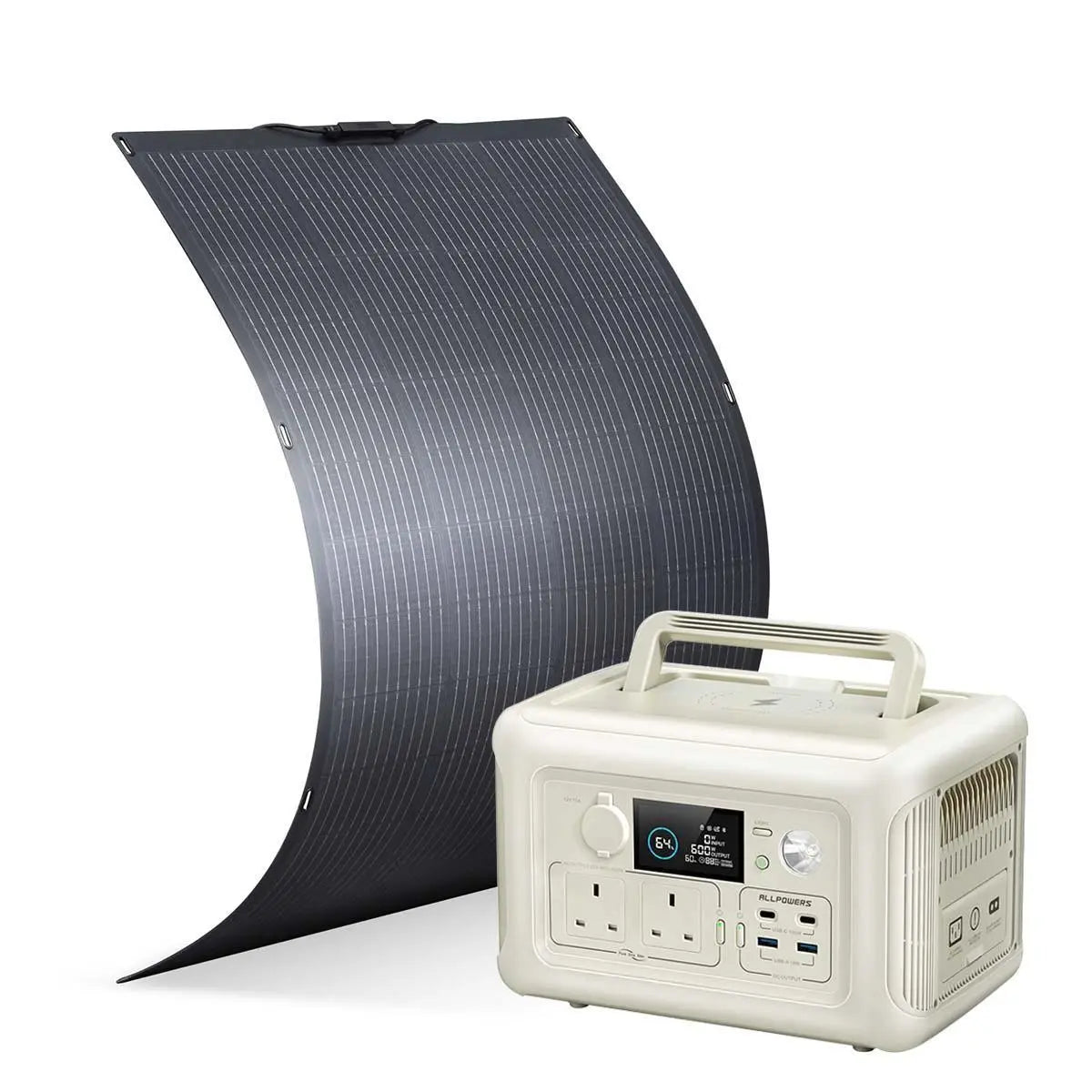 ALLPOWERS R600 + 200W Solar Panel