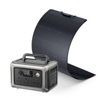 R600-Black / R600 + 100W Flexible Solar Panel (SF100)