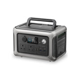 ALLPOWERS R600 Portable Power Station compact gray device with digital display, multiple outlets, and carrying handle for outdoor use