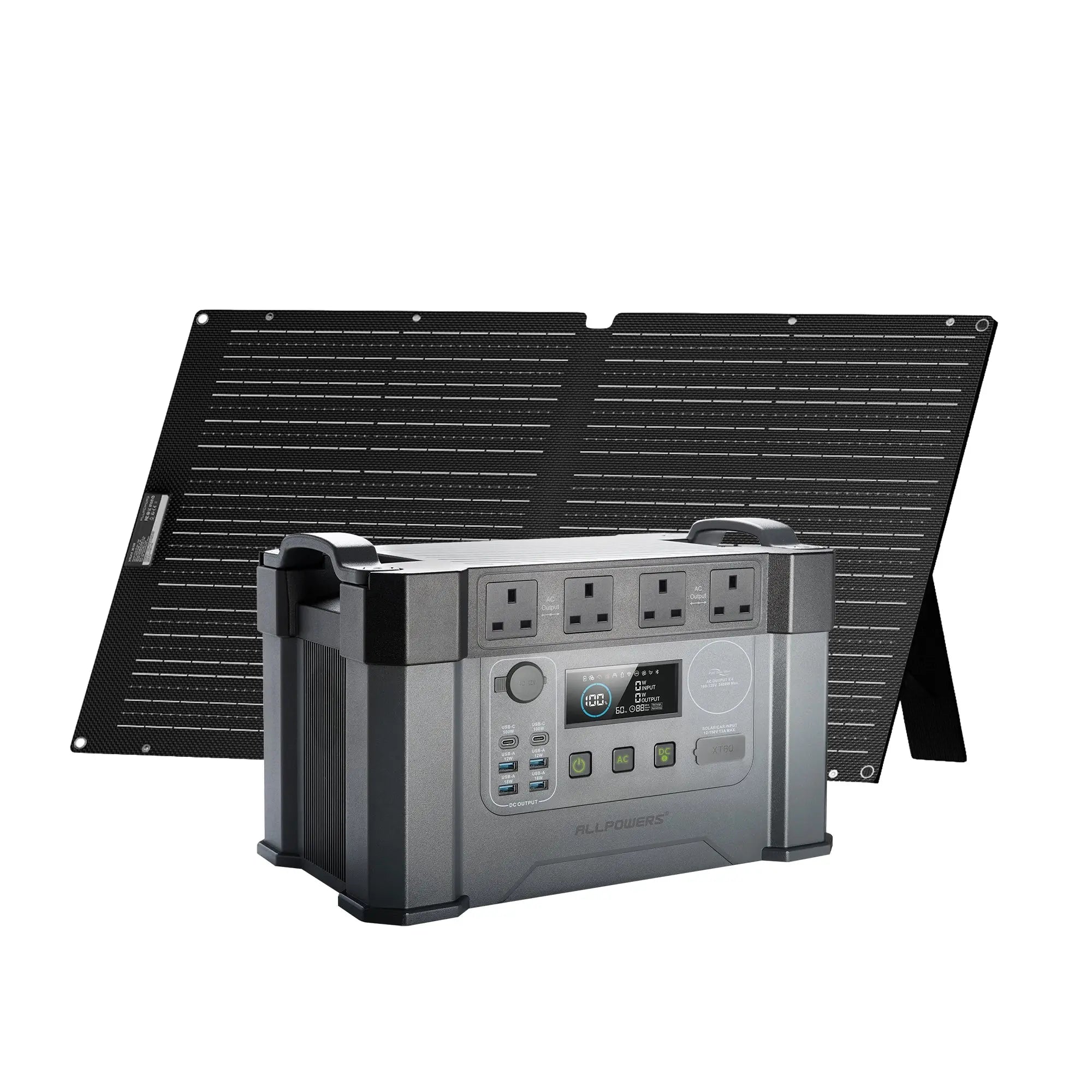 S2000 Pro + 100W Solar Panel
