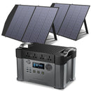 ALLPOWERS Solar Generator 2000 Pro (S2000 Pro + 2 x Polycrystalline SolarPanel 100W)