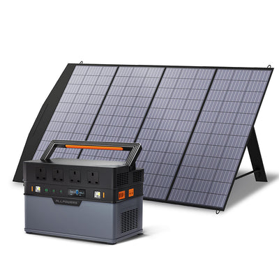 ALLPOWERS Solar Generator 1500W(ALLPOWERS 1500W + SolarPanel 200W)