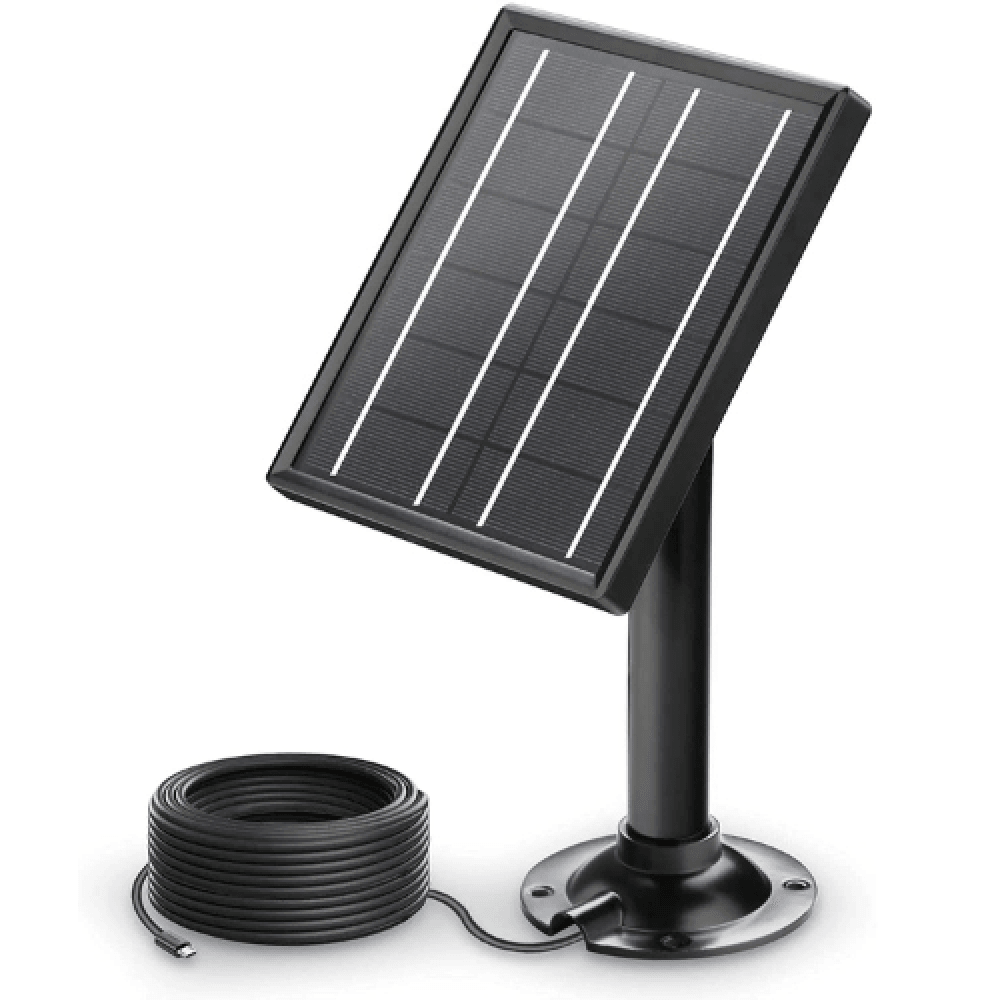 ALLPOWERS 5V 3.5W Solar Panel Kit for Outdoor Security Camera