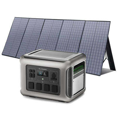 ALLPOWERS Solar Generator Kit 2500W (R2500 + SP037 400W Solar Panel)