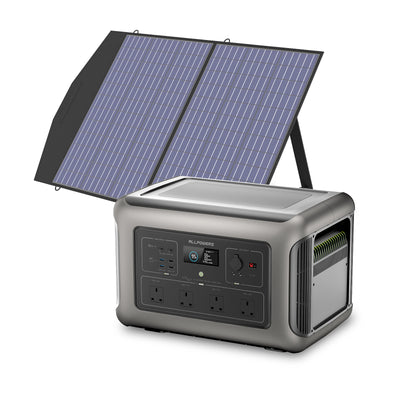 ALLPOWERS Solar Generator Kit (R3500 + SP027 100W Solar Panel)