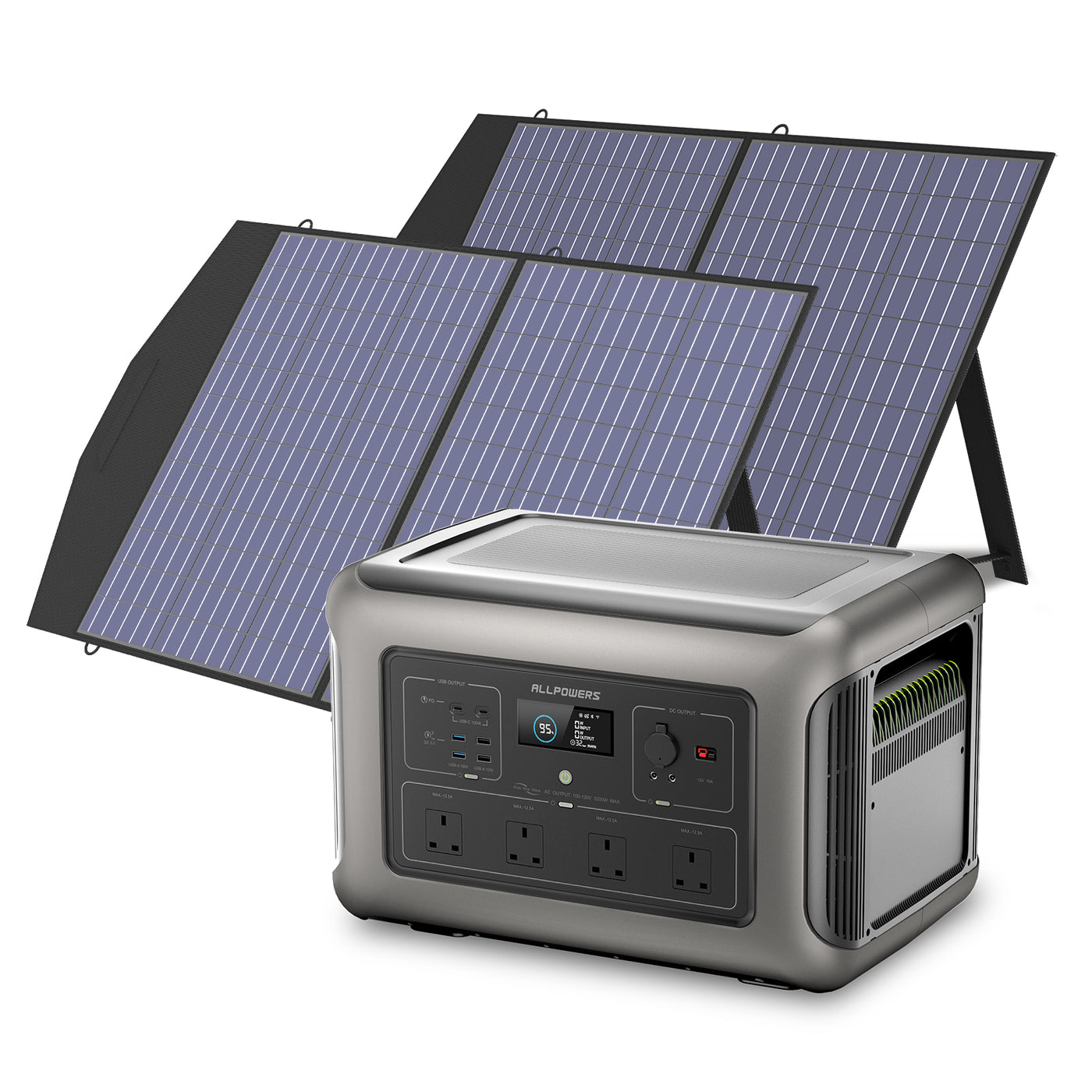 ALLPOWERS Solar Generator Kit (R3500 + SP027 100W Solar Panel)