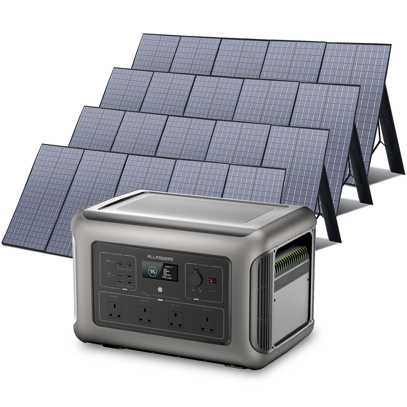 ALLPOWERS Solar Generator Kit (R3500 + SP037 400W Solar Panel)