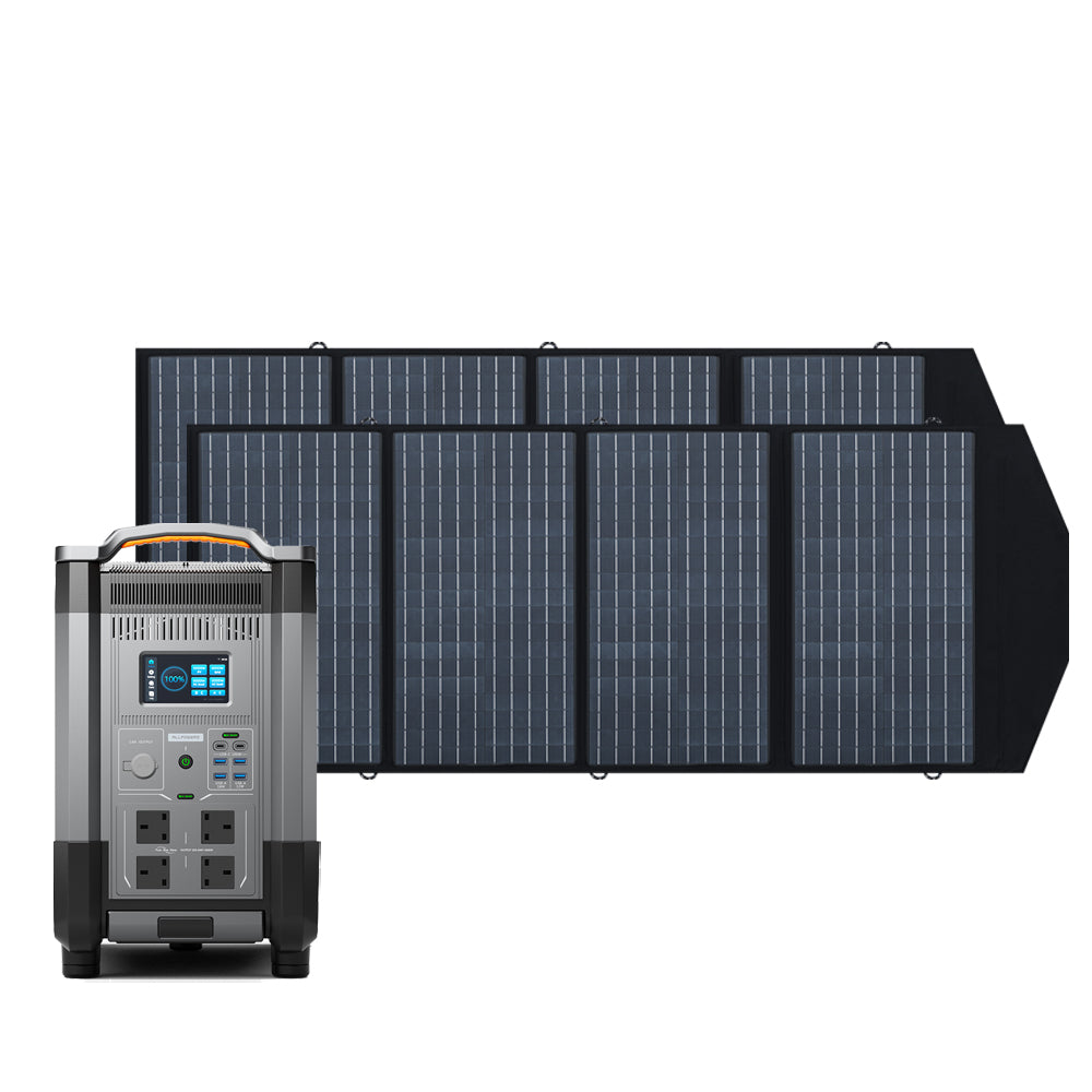 ALLPOWERS Solar Generator Kit 4000W (R4000 + SP029 140W Solar Panel)