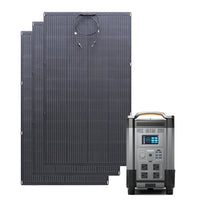 ALLPOWERS Solar Generator Kit 4000W (R4000 + SF200 200W Flexible Solar Panel)