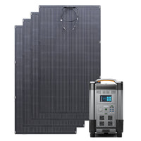 ALLPOWERS Solar Generator Kit 4000W (R4000 + SF200 200W Flexible Solar Panel)