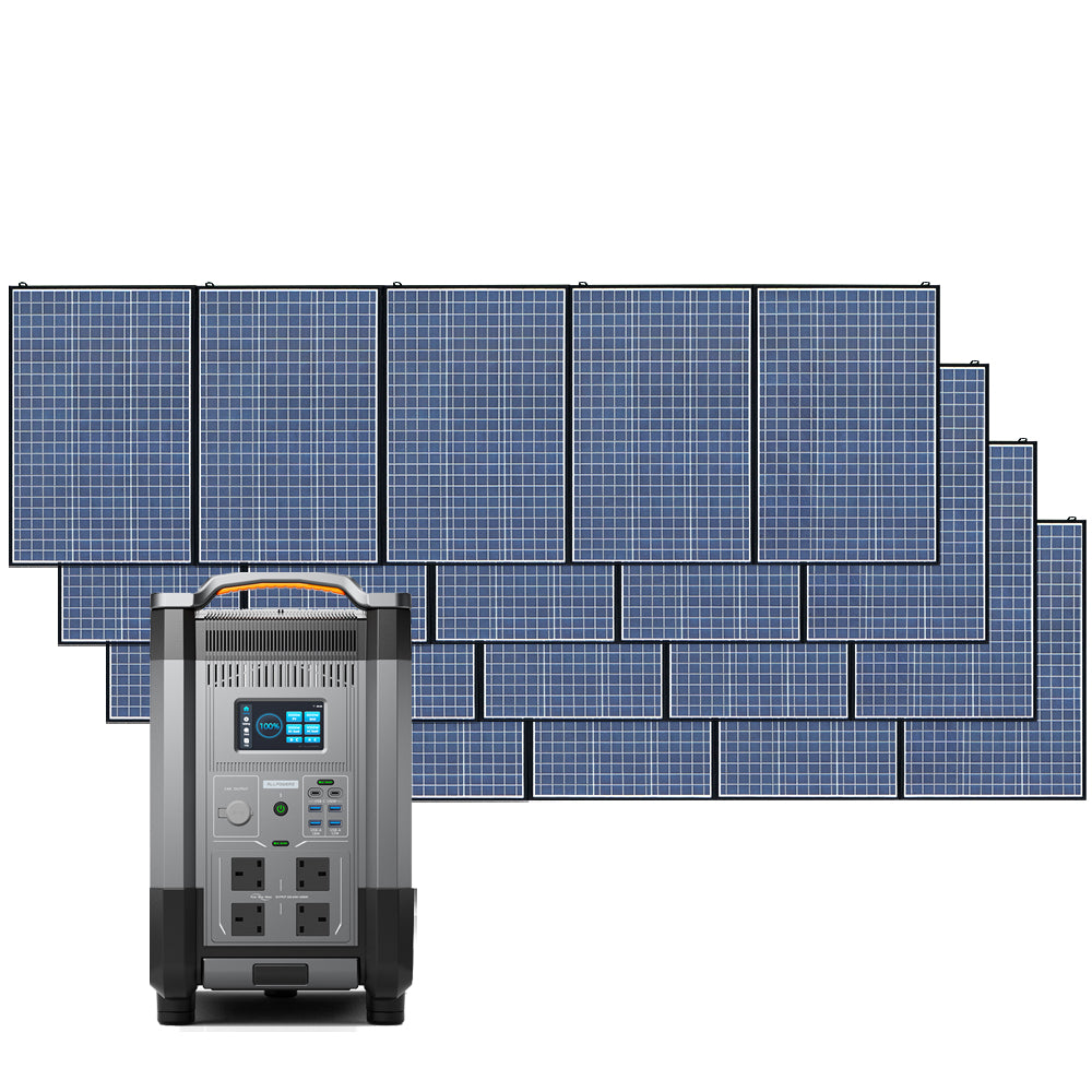 ALLPOWERS Solar Generator Kit 4000W (R4000 + SP037 400W Solar Panel)