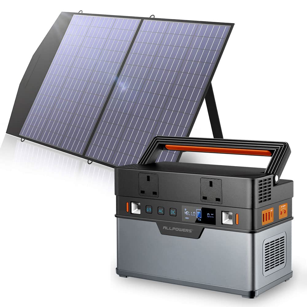 ALLPOWERS Solar Generator S700 (S700+ Polycrystalline SolarPanel 100W)